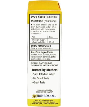 Homeolab USA Kids 0-9 Allergy Banana 0.85 fl oz - Buy Online on GoSupps.com