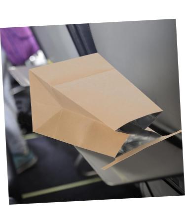 KALLORY 10pcs Disposable Kraft Paper Emesis Bags for Motion Sickness - Vomit Pouch for Carsickness & Child Use - Buy Online on GoSupps.com