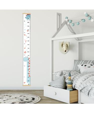 AOLO Children's Yardstick & Size Knife - Fun Dinosaur Wall Measurements for Kids' Rooms | Baby Decor & Growth Tracking - Buy Online on GoSupps.com