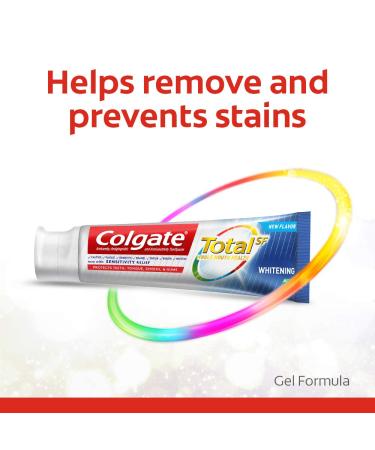 Colgate Total Whitening Toothpaste Gel - 4.8 oz (3 Pack) & 2.4 oz (Pack of 6) - Best Price & Fast International Shipping - Buy Online on GoSupps.com