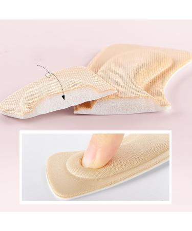 10 Pairs Shoe Heel Pads - Soft High Heel Cushions & Grips for Women - Apricot Heel Protectors & Inserts - Buy Online on GoSupps.com