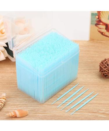 NATUDECO 1100 Pieces Toothpicks for Oral Care | Interdental Cleaning Tools | Blue Tooth Cleaning Care - Buy Online on GoSupps.com