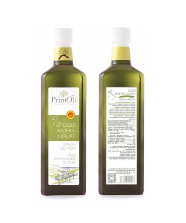 Primoli Cold-Pressed Olive Oil D.O.P. Riviera Ligure | Slightly Fruity | Perfect for Fish & Seafood | 6x500ml Pack - Buy Online on GoSupps.com