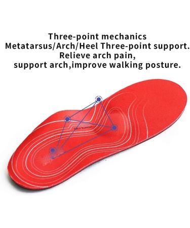 Flat Feet Insoles | Orthotic Arch Support Inserts for Plantar Fasciitis | Men & Women | US-9 (280mm - Buy Online on GoSupps.com