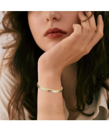 Vicmag Copper Bracelet for Women Men | 6x Ultra Strength Magnets | Adjustable Size | 99.99% Solid Pure Copper | Tricolor | Gift Box - Buy Online on GoSupps.com