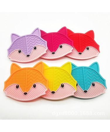 Yellow Fox Silicone Brush Cleaner | Makeup Brush Cleaning Pad - Buy Online on GoSupps.com