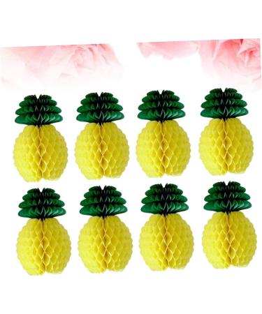 16 Pcs Plant Ornament Honeycomb Party Favors Party Decor Honeycomb Pineapple Yellowx2pcs 8PCS 20CMx2pcs - Buy Online on GoSupps.com