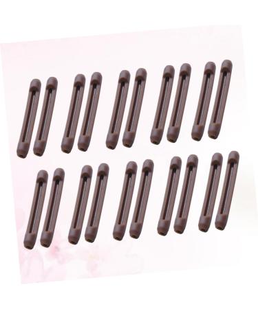 Healeved 60 Pairs Silicone Glasses Holders | Temple Covers & Frame Protectors - Brown Pipe 5.6x0.79cm - Buy Online on GoSupps.com