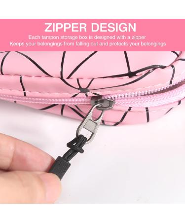 Tampon Binding Storage Bags - 3PC Menstruation Set for Teens & Women | Mini Zipper Bags for Period Essentials - Buy Online on GoSupps.com