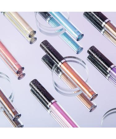 Pakivs 12 Color Metallic Liquid Eyeshadow Set - Long Lasting, Waterproof & Highly Pigmented Glitter Eye Shadow Kit - Buy Online on GoSupps.com