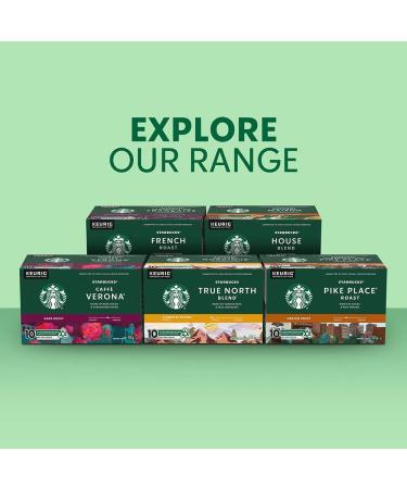 Starbucks House Blend Medium Roast Coffee Single Serve Keurig K-cup Pods 6 Boxes 60 Capsules House Blend 10 count (Pack of 6) - Buy Online on GoSupps.com