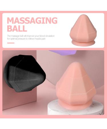 Healeeved 2-St Fascienball Massage Ball - Deep Tissue & Yoga Massage Device with Suction Cup for Sore Muscles Back Pain Relief and Fitness Recovery - Buy Online on GoSupps.com
