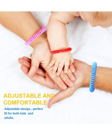 BugBand 24 Pack Mosquito Bracelets - DEET-Free, Waterproof Bands for Adults and Kids - Buy Online on GoSupps.com