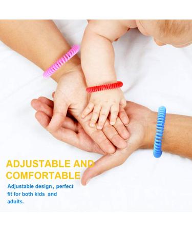 18 Pack Mosquito Repellent Bracelets - DEET-Free Waterproof Bands for Adults & Kids - Individually Wrapped Wristbands - Buy Online on GoSupps.com