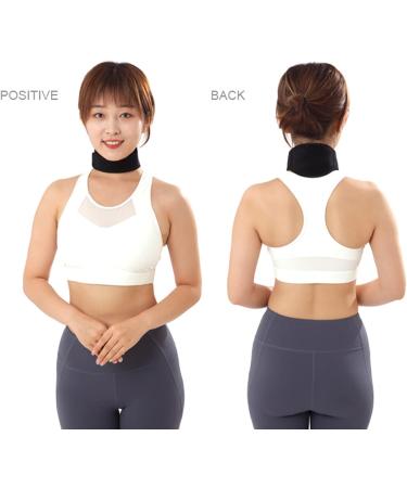 Self Heating Neck Wrap Magnetic Heated Brace Comfy Support Protector Pain Reduction Soft Warm Universal Size Ideal for Men Women For Daily Use and Therapeutic Sessions - Buy Online on GoSupps.com