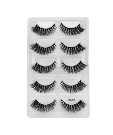 5 Pairs of Cruelty-Free 3D Mink Cat Eye False Eyelashes | Reusable Synthetic Fiber Natural Lashes - Handmade Quality - Buy Online on GoSupps.com