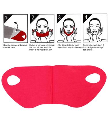Boquite Valentine's Day Carnival V Line Face Mask - 5Pcs V-Shaped Facial Lifting for Youthful Skin - Buy Online on GoSupps.com