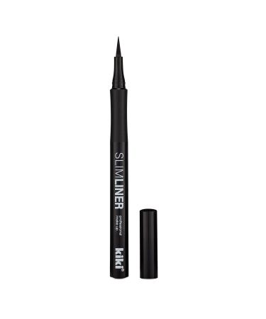 kiki Slimliner Liquid Eyeliner Pen Black  Smudge Proof All Day Vegan Formula  Cruelty Free