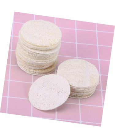 Beaupretty 200 Pcs Natural Loofah Exfoliating Sponges - Skin Scrub Pad Shower & Facial Care Wipes for Glowing Skin - Buy Online on GoSupps.com