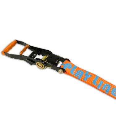 Slackline Industries Play Line - 50ft Kit for Beginners with Help Line, Ratchet & Tree Protectors in Reusable Packaging - Buy Online on GoSupps.com