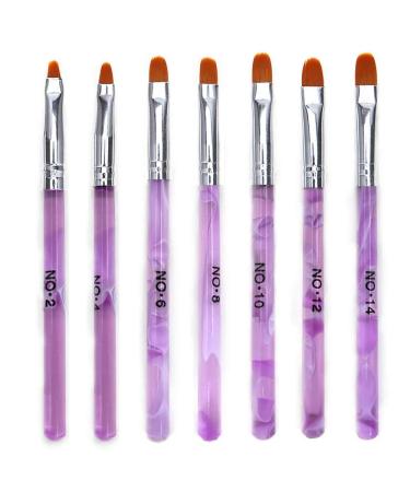 Mwoot 14 PCS Nail Brush Set - UV Gel & Acrylic Nail Art Brushes for Professional Results - Buy Online on GoSupps.com