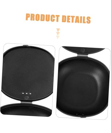 Buy Gleavi Silicone Container Set | 2-Piece Box Storage Pacifier & Menstrual Cup Holder | Portable Hygiene & Beverage Solution - Black - Buy Online on GoSupps.com