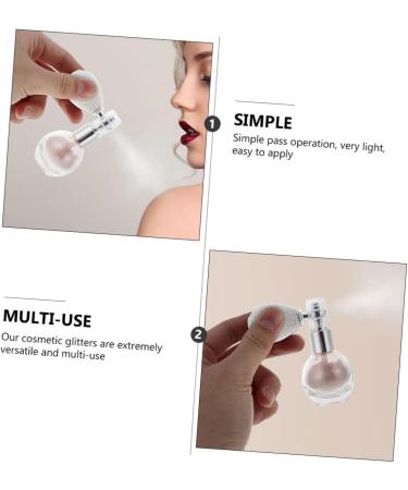 DOITOOL 2pcs Sprayers Makeup Powder Sequins Spraying Face Spray Highlighters Gloss Perfume Bottles Supplies As Shown 2 7.5x6cm - Buy Online on GoSupps.com