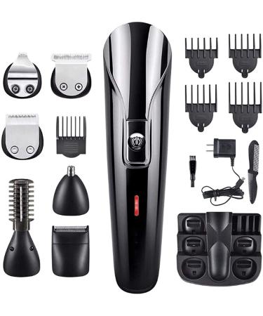 Hair Clippers for Men 6 in1 Electric Clippers for Men Haircut Kit Hair Trimmer for Men Hair Cutting Kit Cordless Clippers for Hair Cutting Beard Trimmer Barbers Grooming Kit