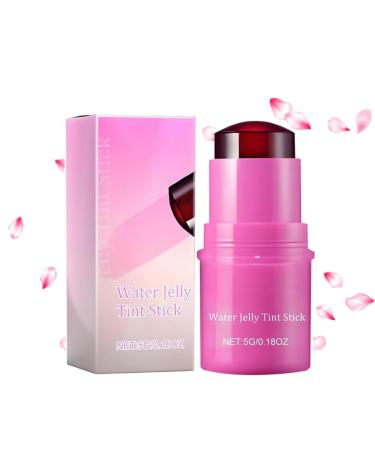 Milk Jelly Blush Milk Blush Stick Milk Jelly Blush Stick Milk Makeup Jelly Tint Water Jelly Tint Stick Sheer Lip & Cheek Stain Finish (Berry)