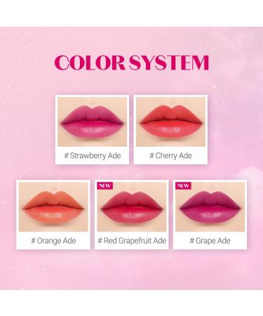 ETUDE Dear Darling Water Tint Cherry Ade 2 Set (21AD) - Vivid Moisturizing Lip Stain | Non-Sticky & Smudge-Proof K-Beauty Tint - Buy Online on GoSupps.com