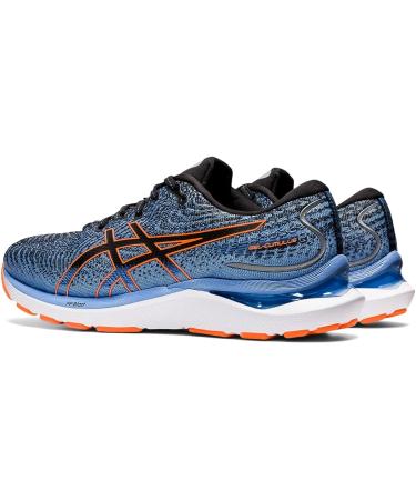 ASICS Men's Gel-Cumulus 24 Running Shoes 10 Black/Shocking Orange - Premium Performance Footwear - Buy Online on GoSupps.com