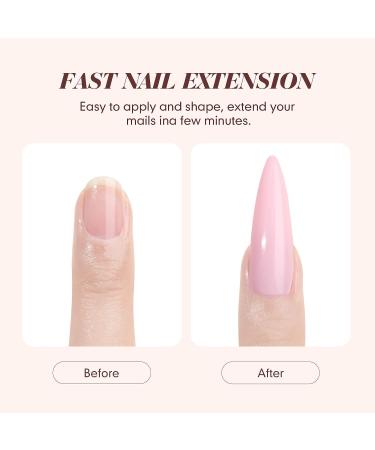 Saviland Acrylic Nail Kit - Clear Pink Nude Acrylic Powder Nails Kit Acrylic Set, Non-yellowing Acrylic Liquid, Acrylic Nail Brush Nail Forms and DIY Nail Art Tools Acrylic Nail Kit for Beginner 1-Acrylic Nail Kit New - Buy Online on GoSupps.com