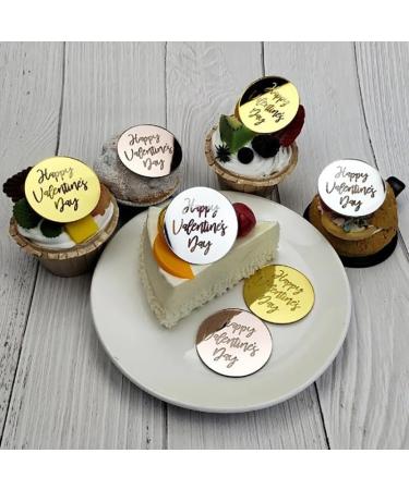 Valentine's Day Cupcake Toppers Cake Picks Decorations Mini Cake Snack Accessories for Wedding Birthday Theme Party One Color K - Buy Online on GoSupps.com
