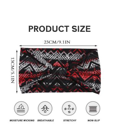 Fashband Boho Wide Headbands - Vintage Flower Elastic Hair Accessories for Women | International Shipping - Buy Online on GoSupps.com