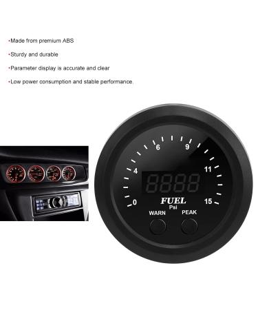 Buy Ultraslim 2" 1/16in Fuel & Oil Pressure Gauge Kit - 15PSI Red LED Accurate & Antishock - International Shipping Available - Buy Online on GoSupps.com