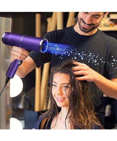Koarmy US Plug Ionic Hair Dryer Hair Dryer with Diffuser Negative Ionic Travel Hairdryer for Normal Curly Hair Fast Drying - Buy Online on GoSupps.com