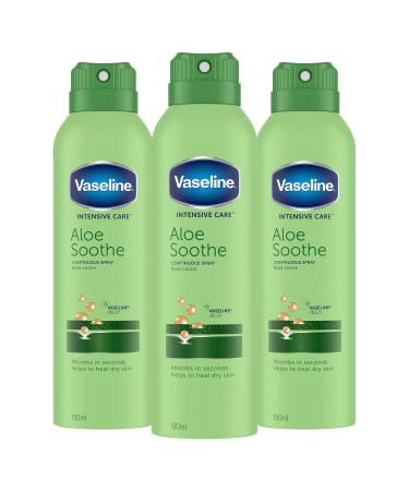 Vaseline Intensive Care Aloe Soothe Moisturising Lotion Pack of 3 (3 x 190 ml) - Buy Online on GoSupps.com