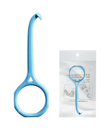 Retainer & Aligner Removal Tool - Dental-Grade Orthodontic Supplies for Invisible Braces Cleaning & Travel - Bracket & Denture Remover Blue