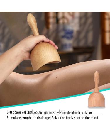 Buy Billy Wooden Massage Mugs for Neck & Back - Gua Sha Tool for Anti-Cellulite & Lymphatic Drainage - Buy Online on GoSupps.com