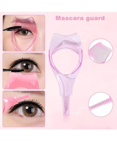 False Eyelashes Applicator Tool 3 In1 Eyelashes Tools Mascara Shield Guard Cosmetic Eyelash Applicator Eyelash Comb Upper Lower Eye Lash Helper Tool Eyelash Curler Cosmetic Tool for Women Girls - Buy Online on GoSupps.com