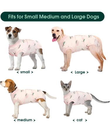 Kuoser Dog Body After Surgery | Breathable Recovery Suit for Male Dogs | Leakage Protection & Anti-Licking | Pale Pink XL (1 Pack) - Buy Online on GoSupps.com