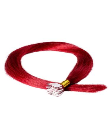 Buy Hair2Heart Premium Mini Tape Extensions - 12 Tapes 40cm Real Hair Intense Red #0/44 - International Shipping Available - Buy Online on GoSupps.com