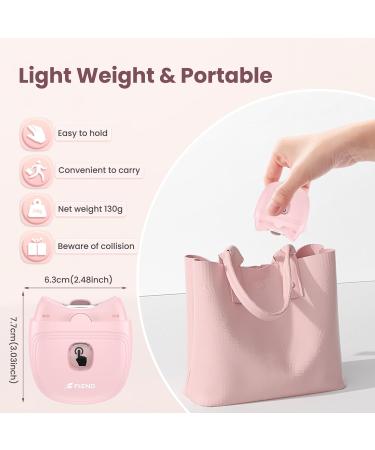 Electric Nail Clipper Electric Nail Trimmer Suitable for Children Adults and Elderly Automatic Nail Clipper with 2 Adjustable Speeds Nail Clippers with LED Light and Chip Storage Box Zjd-pink01 - Buy Online on GoSupps.com