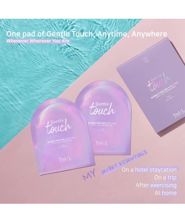 Toi L Gentle Touch Bubble Peeling Body Pad (5 Pads) - Exfoliating Mitt for Body with 5-Berry Complex - Buy Online on GoSupps.com