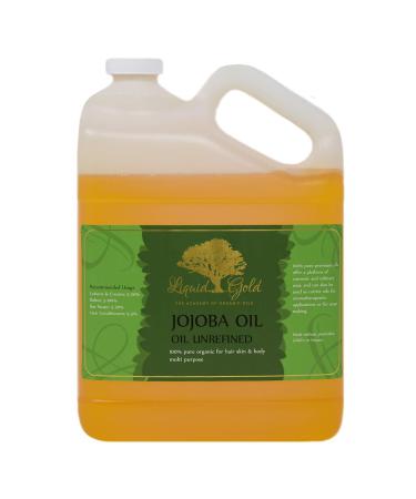 1 Gallon Premium Golden Jojoba Oil 100% Pure Organic Cold Pressed Unrefined Skin Nail Health Care Moisturizer