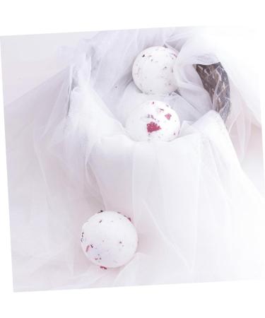  WOONEKY WOONEKY 2 Pieces BIO Bubble Bath Ball Essential Oil Pearl Milk Bath Balls Rose Petals from Bubble Moisturizing Bath Bombs Maker - Buy Online on GoSupps.com