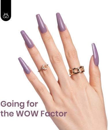 Beetles Smoky Purple Gel Polish 15ml - Gray Purple Soak Off UV LED Nail Lamp Manicure Salon Gel Nail Design - Nail Art Decoration and Gifts - Buy Online on GoSupps.com