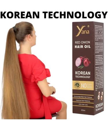 Red Onion Hair Oil With Black Seeds Aloe Oil Vit-E Bhringraj Oil Amla Oil Brahmi Oil For Women By Korean Technology - Buy Online on GoSupps.com