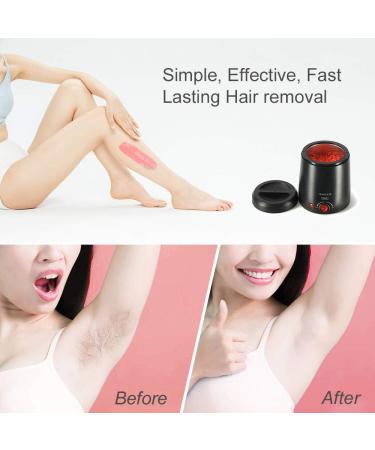 Oakeer Waxing Kit - 35PC Hard Wax Warmer Set for Hair Removal | Face, Legs, Underarm, Bikini | Unisex - Buy Online on GoSupps.com