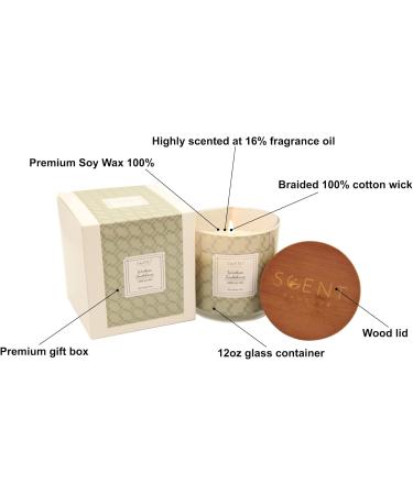 Highly Scented Aromatherapy Candles - Wortham Smokehouse 12oz Natural Soy Wax | 60-70 Hour Burn Time - International Shipping Available - Buy Online on GoSupps.com